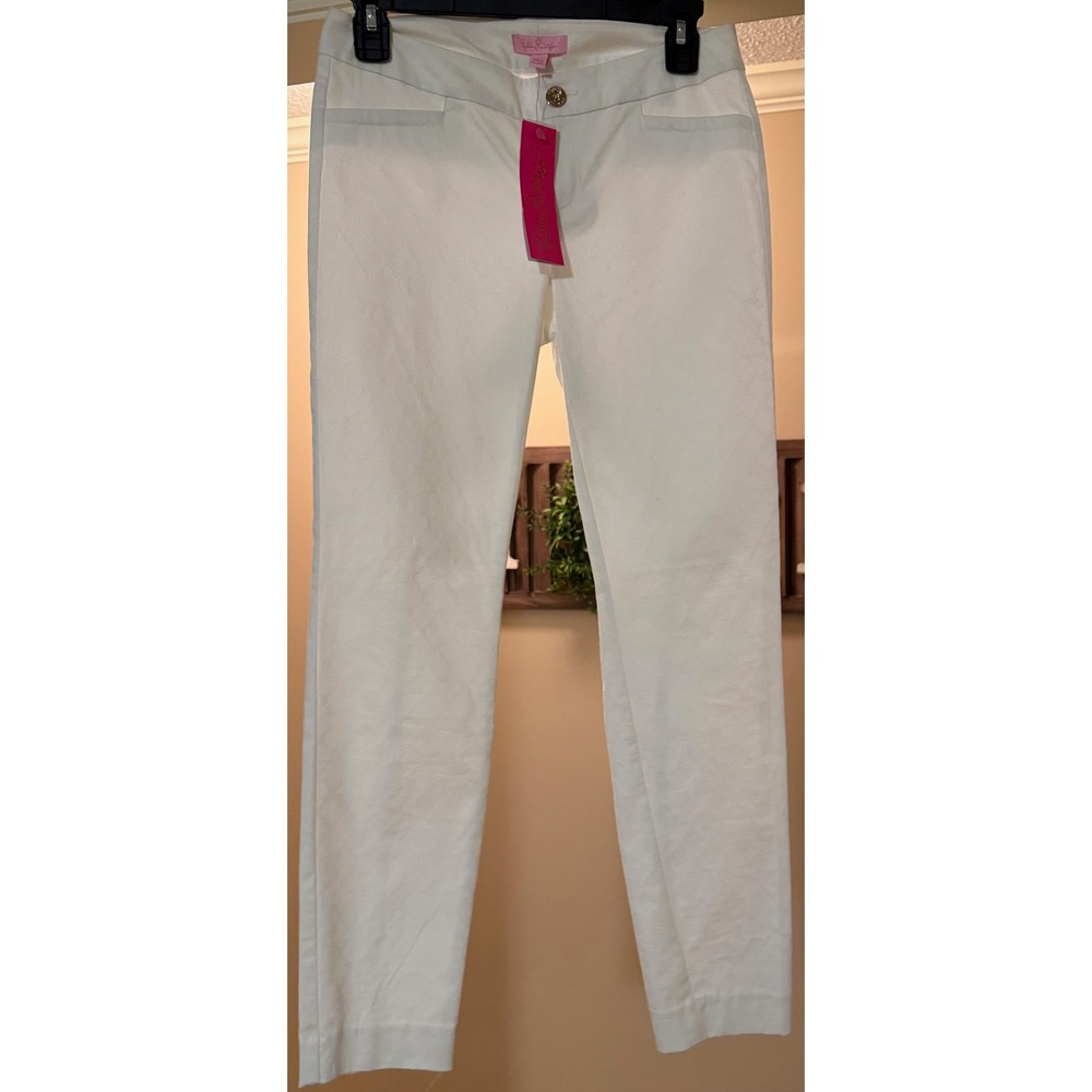 Lilly Pulitzer South Ocean High Rise Pants Pink Size 0 Garment Dyed